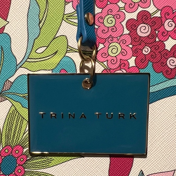 Trina Turk Printed Satchel "Floral Cloud Without Stripe” BNWT!! - Picture 3 of 11